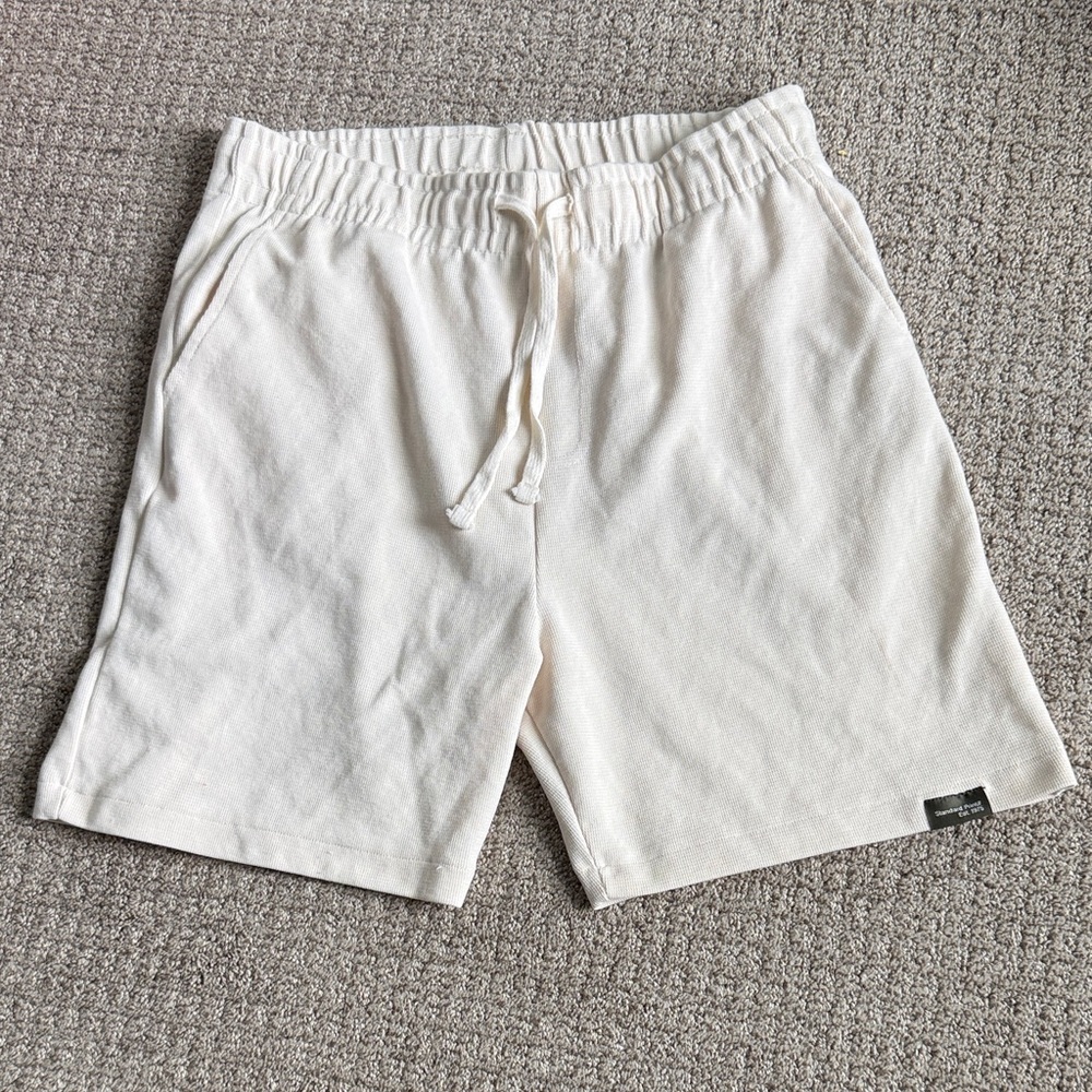 Zara Men's Cream Shorts